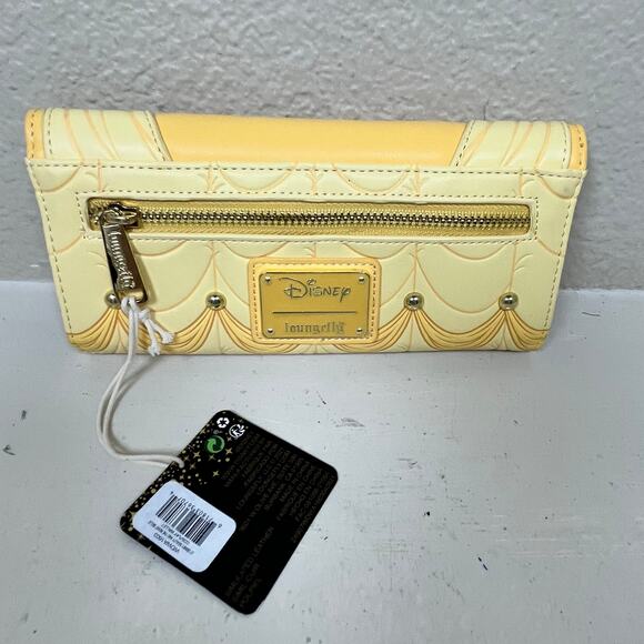 NWT Loungefly Beauty & The Beast Belle Long Wallet - 1 minor callout see photos - Picture 2 of 12